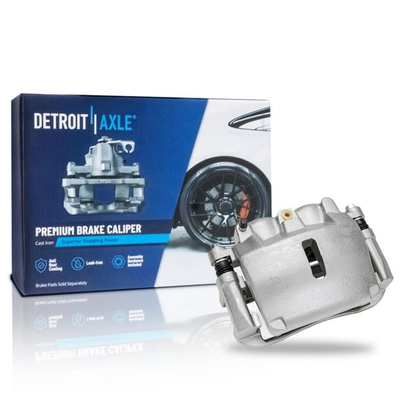 Detroit Axle - Front Left Disc Brake Caliper w/Bracket Replacement for 2005 2006 2007 2008 Ford F-150 Lobo Lincoln Mark LT