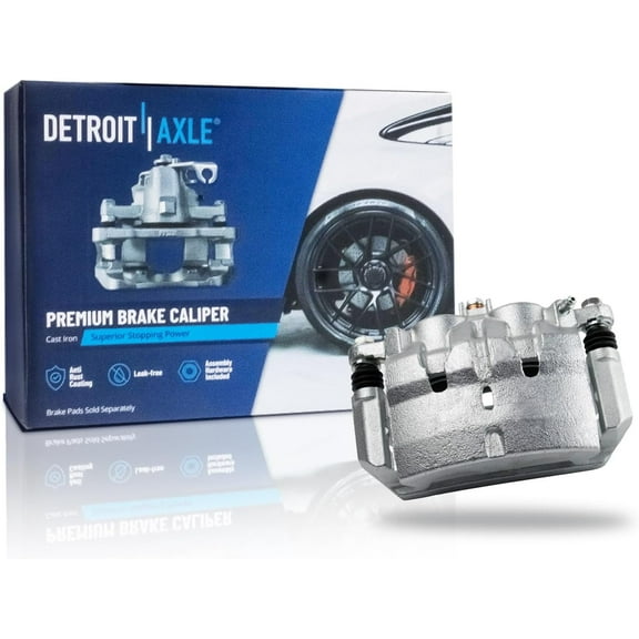 Detroit Axle - Front Left Disc Brake Caliper w/Bracket Replacement for 2007 2008 2009-2013 MDX, 2010 2011 2012 2013 ZDX