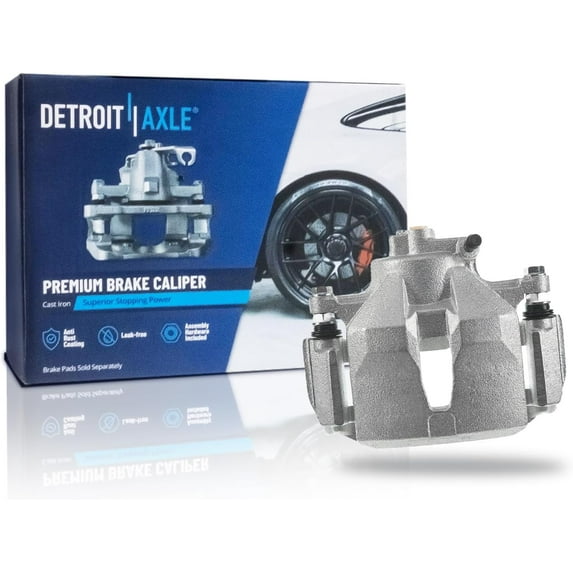 Detroit Axle - Front Left Disc Brake Caliper with Bracket Replacement for 2002 2003 2004 2005 2006 Toyota Camry