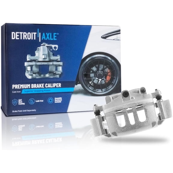 Detroit Axle - Front Left Disc Brake Caliper with Bracket Replacement for 2004 2005 2006 2007 2008 Chrysler Pacifica