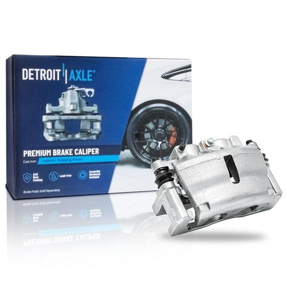 Detroit Axle - Front Left Disc Brake Caliper with Bracket Replacement for 2009-2012 GMC Canyon Chevrolet Colorado