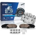 thumbnail image 1 of Detroit Axle - Front Left Disc Caliper & Ceramic Brake Pads Replacement for Toyota Highlander Lexus RX350 NX300 NX300h RX450h NX200t - 3pc Set Fits select: 2013,2015 LEXUS RX 350 BASE/350 F-SPORT, 1 of 4