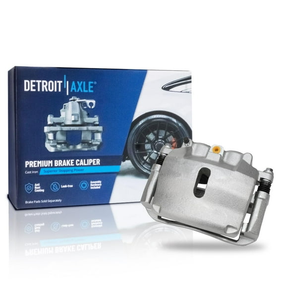 Detroit Axle - Front Left Driver Side Disc Brake Caliper w/Bracket Replacement for 2004-2005 Ford F-150