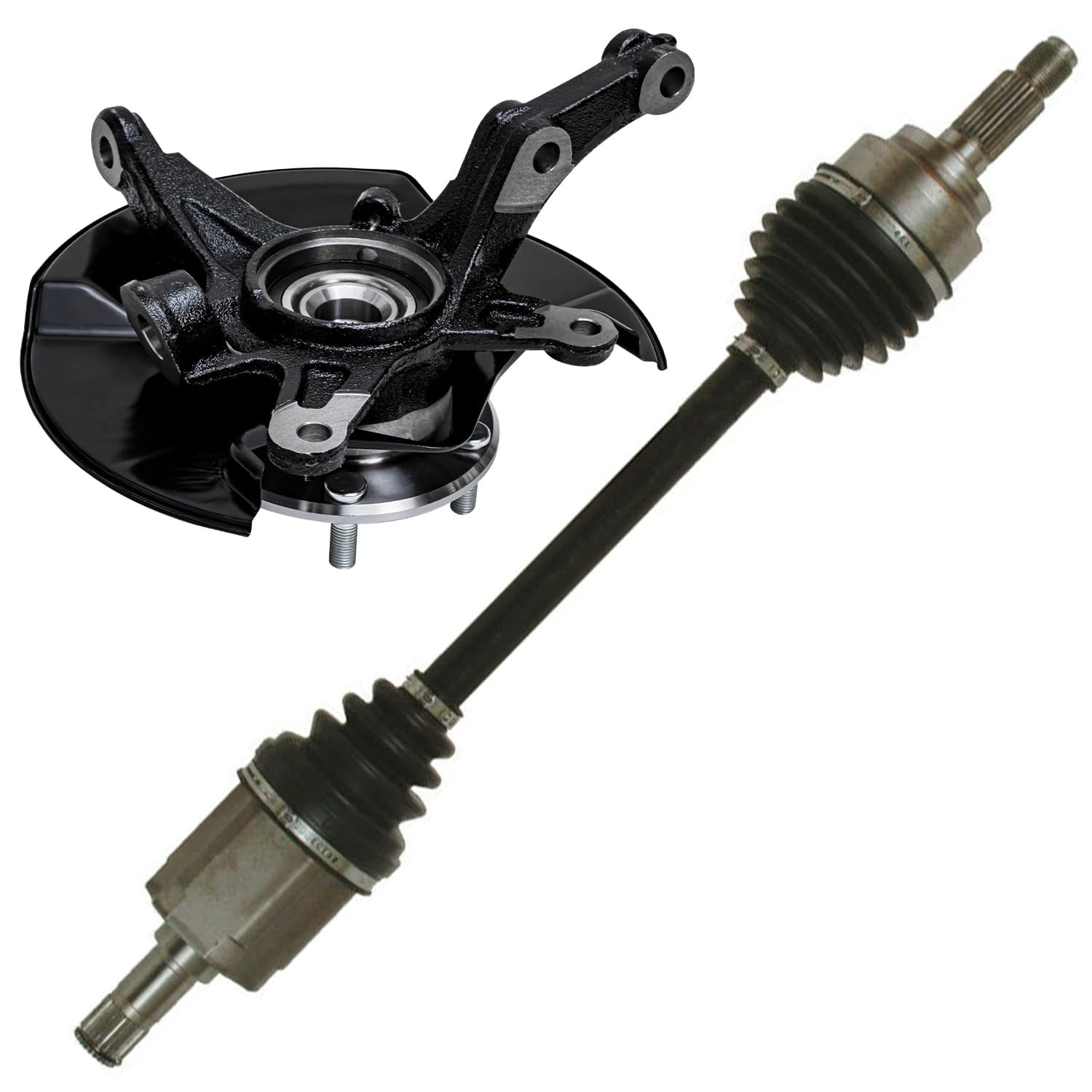 Detroit Axle - RWD Front Driver and Passenger Side Wheel Hub and Bearing Assemblies Replacement for 2009-2011 Dodge Ram 2500 3500