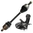 thumbnail image 1 of Detroit Axle - Front Left Steering Knuckle Wheel Hub Bearing CV Axle Replacement for 2013-2014 Honda Accord w/Auto Transmission, 1 of 9
