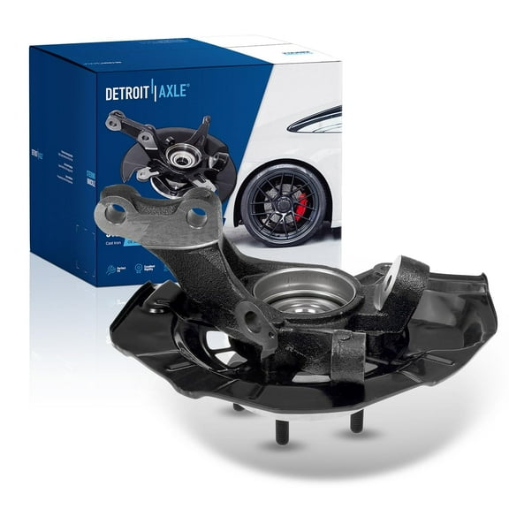 Detroit Axle - Front Left Steering Knuckle Load Wheel Bearing Hub for 2007-2011 Toyota Camry, 2007-2012 Lexus ES350