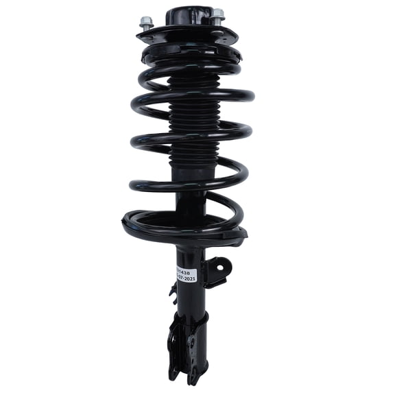 Detroit Axle - Front Left Strut & Coil Spring Assembly Replacement for 1998-2003 Toyota Sienna