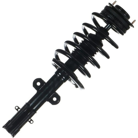 Detroit Axle - Front Left Strut w/Coil Spring Assembly Replacement for Town & Country S Dodge Grand Caravan R/T GT Ram C/V