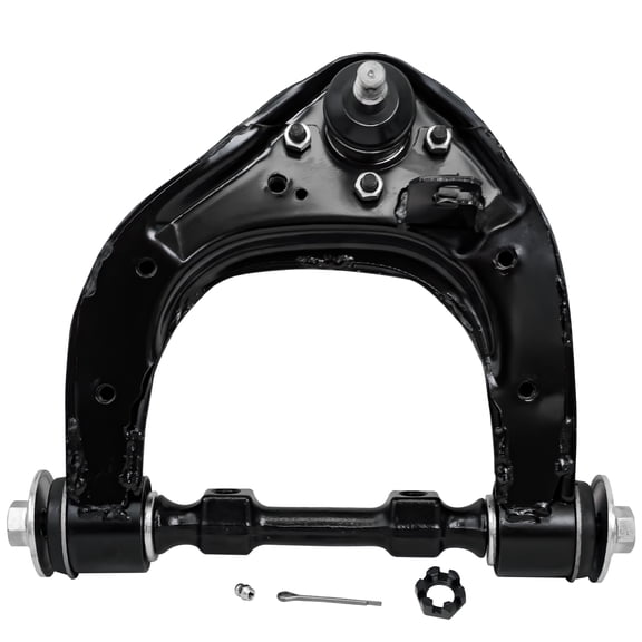 Detroit Axle - Front Left Upper Control Arm & Ball Joint Replacement for Mitsubishi Montero Sport Fits select: 2001-2002 MITSUBISHI MONTERO SPORT XLS, 1999-2000 MITSUBISHI MONTERO SPORT LS/SPORT XLS