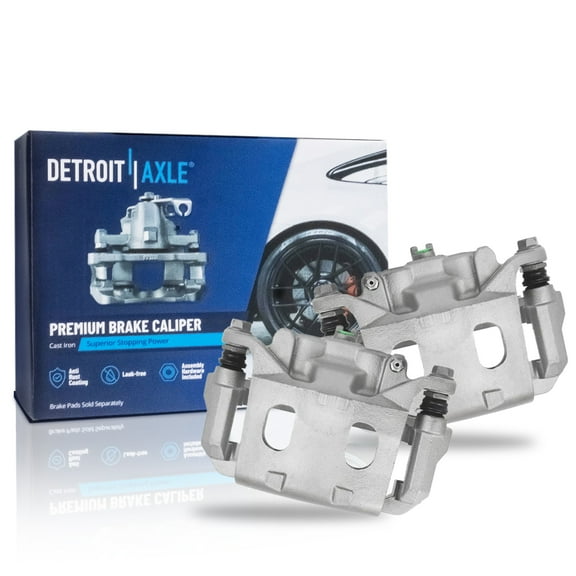 Detroit Axle - Front Left and Right Brake Calipers w/Bracket Replacement for Nissan Murano Pathfinder INFINITI QX60 JX35