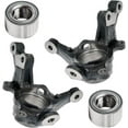 thumbnail image 1 of Detroit Axle - Front Loaded Knuckles Kit for 2003 2004 2005 2006 2007 2008 Toyota Corolla, 2 Steering Knuckles Assembly 2 Wheel Bearings Replacement, 1 of 3