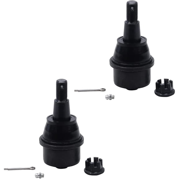 Detroit Axle - 2pc Front Lower Ball Joints Replacement for 2011-24 Chevy Silverado GMC Sierra 2500HD 3500HD 2011-18 Silverado 2500 (Mexico) 2012-13 Cheyenne 2011-13/2015-18 3500 (Mexico)