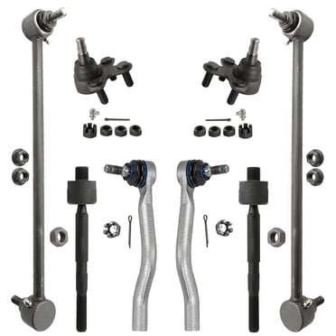 4pc Front Inner & Outer Tie Rod End Set For 2016-2019 Honda Civic – Greasable