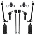 thumbnail image 1 of Detroit Axle - Front Lower Ball Joints Sway Bar Links Inner & Outer Tie Rods Replacement for Ford Taurus Mercury Sable - 10pc Set Fits select: 2000-2001,2003 FORD TAURUS SES, 1 of 7