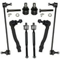 thumbnail image 1 of Detroit Axle - Front Lower Ball Joints + Sway Bars + Inner Outer Tie Rods Replacement for 2014-2018 Mazda 3 Sport - 8pc Set, 1 of 7