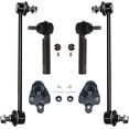 thumbnail image 1 of Detroit Axle - Front Lower Ball Joints Sway Bars Outer Tie Rods Replacement for Toyota Corolla Matrix Pontiac Vibe - 6pc Set, 1 of 5