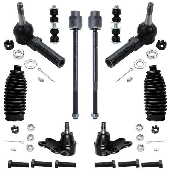Detroit Axle - Front Lower Ball Joints Sway Bars Tie Rods Boots Replacement for Chevy Malibu Alero Pontiac Grand Am Fits select: 1999-2003 CHEVROLET MALIBU, 2004-2005 CHEVROLET CLASSIC