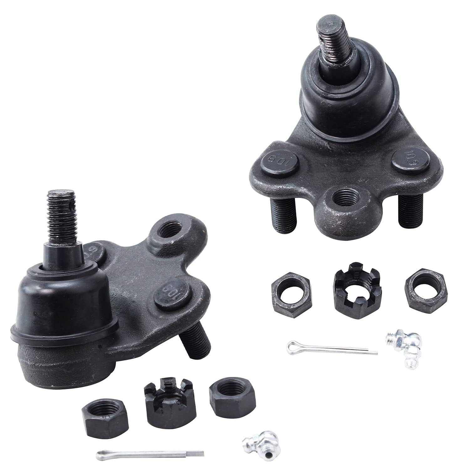 Detroit Axle - Front Lower Ball Joints for 2006-2011 Honda Civic, CSX 2007 2008 2009 2010 2 Lower Ball Joints Pair Replacement