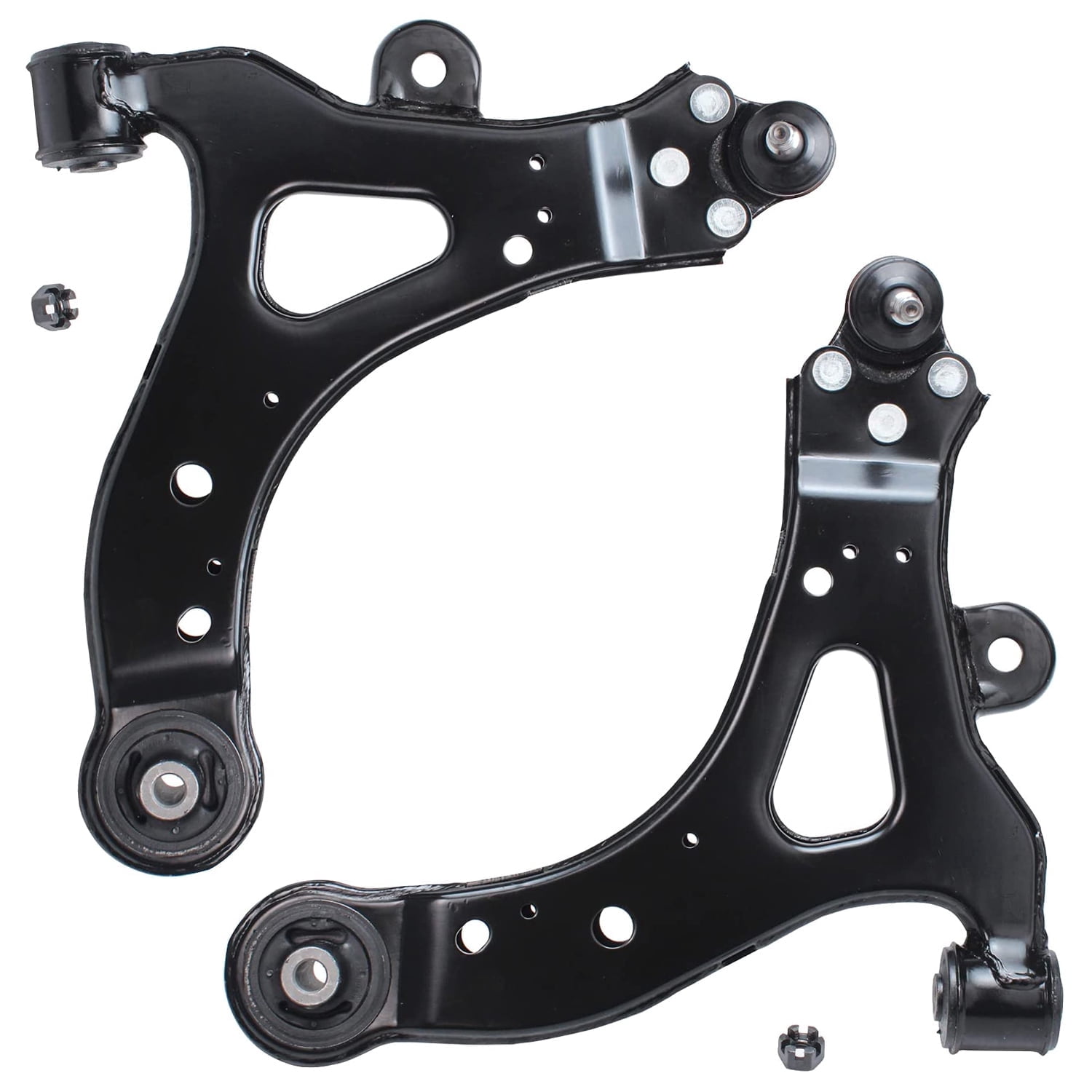 Detroit Axle - Front 2pc Lower Control Arms w/Ball Joints Assembly Set for Buick Rendezvous Terraza Pontiac Aztek Montana Saturn Relay