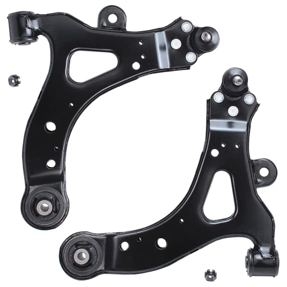 Detroit Axle - Front 2pc Lower Control Arms w/Ball Joints Assembly Set for Buick Rendezvous Terraza Pontiac Aztek Montana Saturn Relay