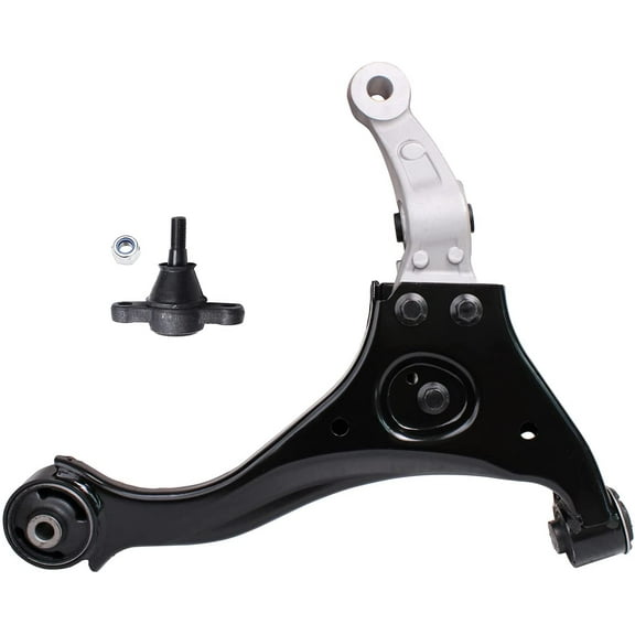 Detroit Axle - Front Lower Control Arm & Ball Joint Passenger Side Replacement for 2006 2007 2008 2009 2010 Hyundai Sonata