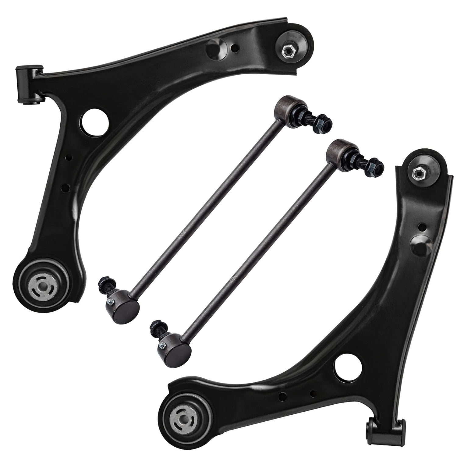 Detroit Axle - Front Lower Control Arms for 2008-2016 Chrysler Town & Country, 2008-2020 Dodge Grand Caravan, 2 Lower Control Arms with Ball Joints Assembly, 2 Sway Links Replacement