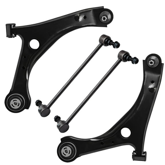 Detroit Axle - Front Lower Control Arms for 2008-2016 Chrysler Town & Country, 2008-2020 Dodge Grand Caravan, 2 Lower Control Arms with Ball Joints Assembly, 2 Sway Links Replacement