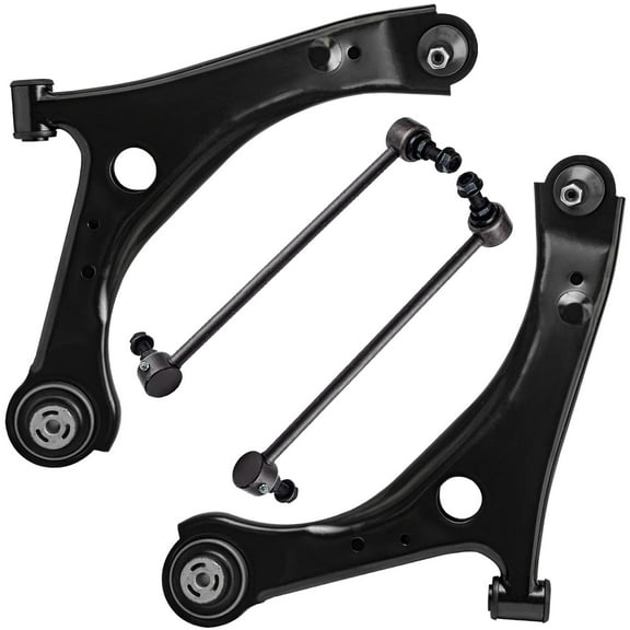 Detroit Axle - Front Lower Control Arms for 2008-2020 Dodge Grand Caravan, 2008-2016 Chrysler Town & Country, 2 Lower Control Arms with Ball Joints, 2 Sway Bar Links Replacement