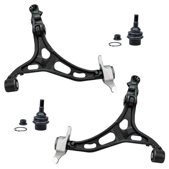 Detroit Axle - Front Lower Control Arms for 2011-2015 Jeep Grand Cherokee Dodge Durango 2012 2013 2014, 2 Lower Control Arms , 2 Lower Ball Joints Replacement