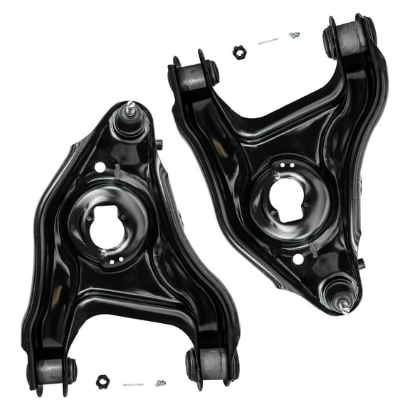 Detroit Axle - 2pc Front Lower Control Arms with Ball Joint Replacement for Ford Expedition F-150 F-250 Lincoln Navigator Blackwood