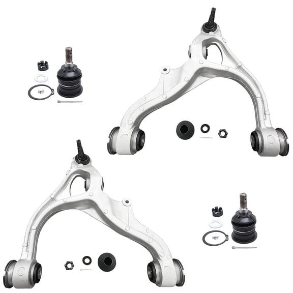 Detroit Axle Front Lower Control Arms Ball Joints Suspension Kit Replacement for Dodge Ram 1500 5-Lug - 4pc Set