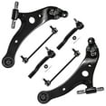 thumbnail image 1 of Detroit Axle - Front Lower Control Arms Ball Joints Sway Bar End Links Outer Tie Rods Replacement for Toyota Camry Avalon - 6pc Set, 1 of 7