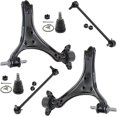 thumbnail image 1 of Detroit Axle - Front Lower Control Arms Ball Joints Sway Bar Links Replacement for 2013 2014 2015 2016 2017 Honda Accord Acura TLX - 6pc Set, 1 of 5