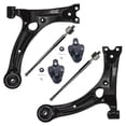 thumbnail image 1 of Detroit Axle - Front Lower Control Arms + Inner Tie Rods + Lower Ball Joints Replacement for 2003 - 2008 Pontiac Vibe - 6pc Set, 1 of 7