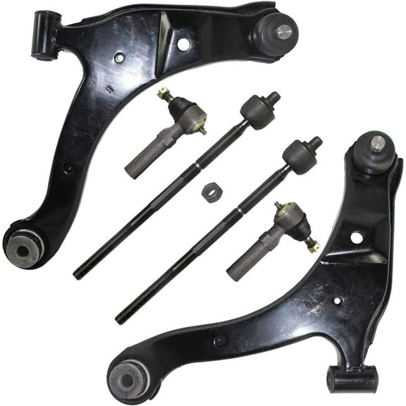 Detroit Axle - Front Lower Control Arms Kit for Dodge Neon SX 2.0 Plymouth Neon, 2 Lower Control Arms w/Ball Joints, 4 Inner Outer Tie Rods Replacement