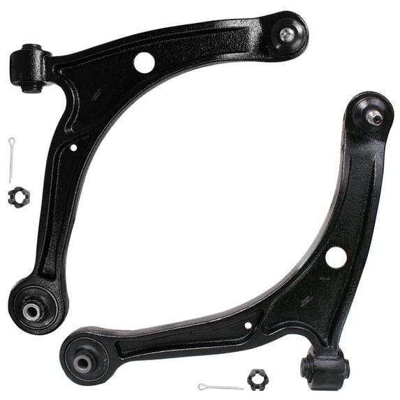 Detroit Axle - Front Lower Control Arms Set for Acura MDX Honda Pilot 2001 2002 2003 2004 2005 2006, 2pc Lower Control Arms w/Ball Joints Assembly Replacement