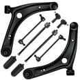 thumbnail image 1 of Detroit Axle - Front Lower Control Arms + Sway Bar Tie Rod Suspension Kit Replacement for Mitsubishi Lancer Outlander - 10pc Set, 1 of 7
