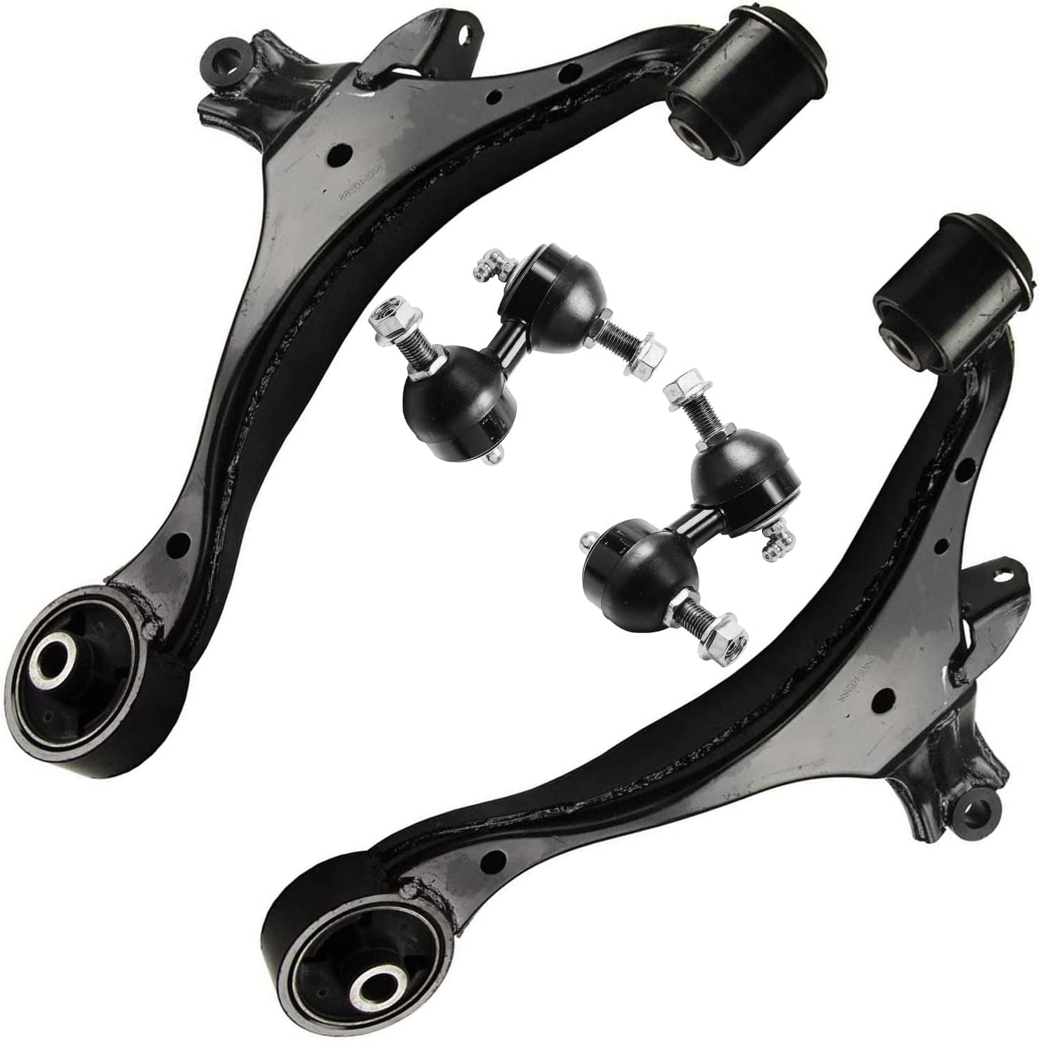Detroit Axle Front Lower Control Arms + Sway Bars Suspension Kit Replacement for 2002 2003