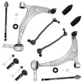 thumbnail image 1 of Detroit Axle - Front Lower Control Arms Sway Bars Tie Rods Replacement for Nissan Altima Maxima - 10pc Set Fits select: 2005-2006 NISSAN ALTIMA S/SL, 2004-2008 NISSAN MAXIMA SE/SL, 1 of 7