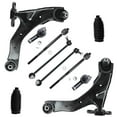 thumbnail image 1 of Detroit Axle - Front Lower Control Arms + Tie Rods Sway Bars Suspension Kit Replacement for 2003-2008 Hyundai Tiburon - 10pc Set, 1 of 8
