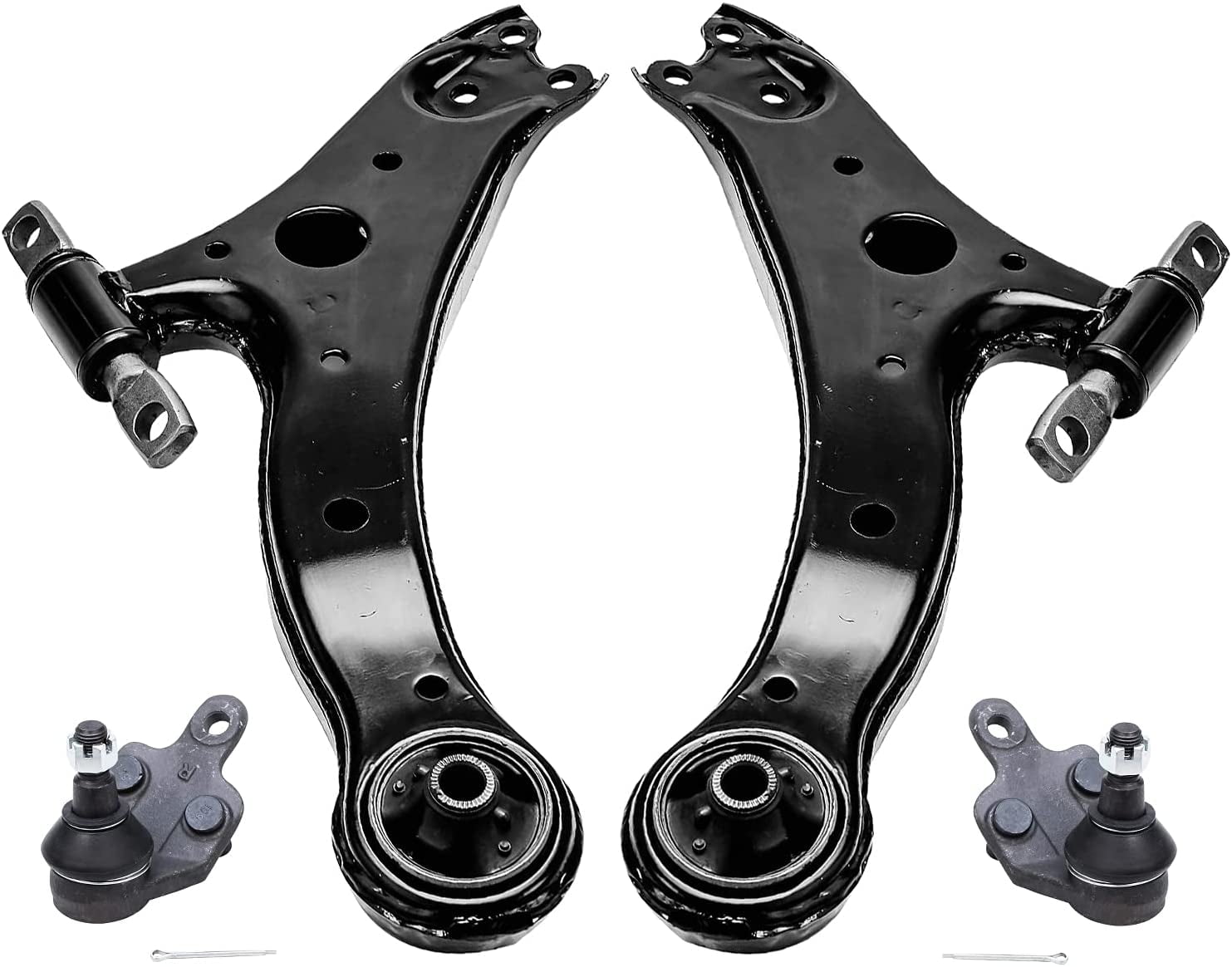 Detroit Axle - Front Lower Control Arms w/Ball Joints + Outer Tie