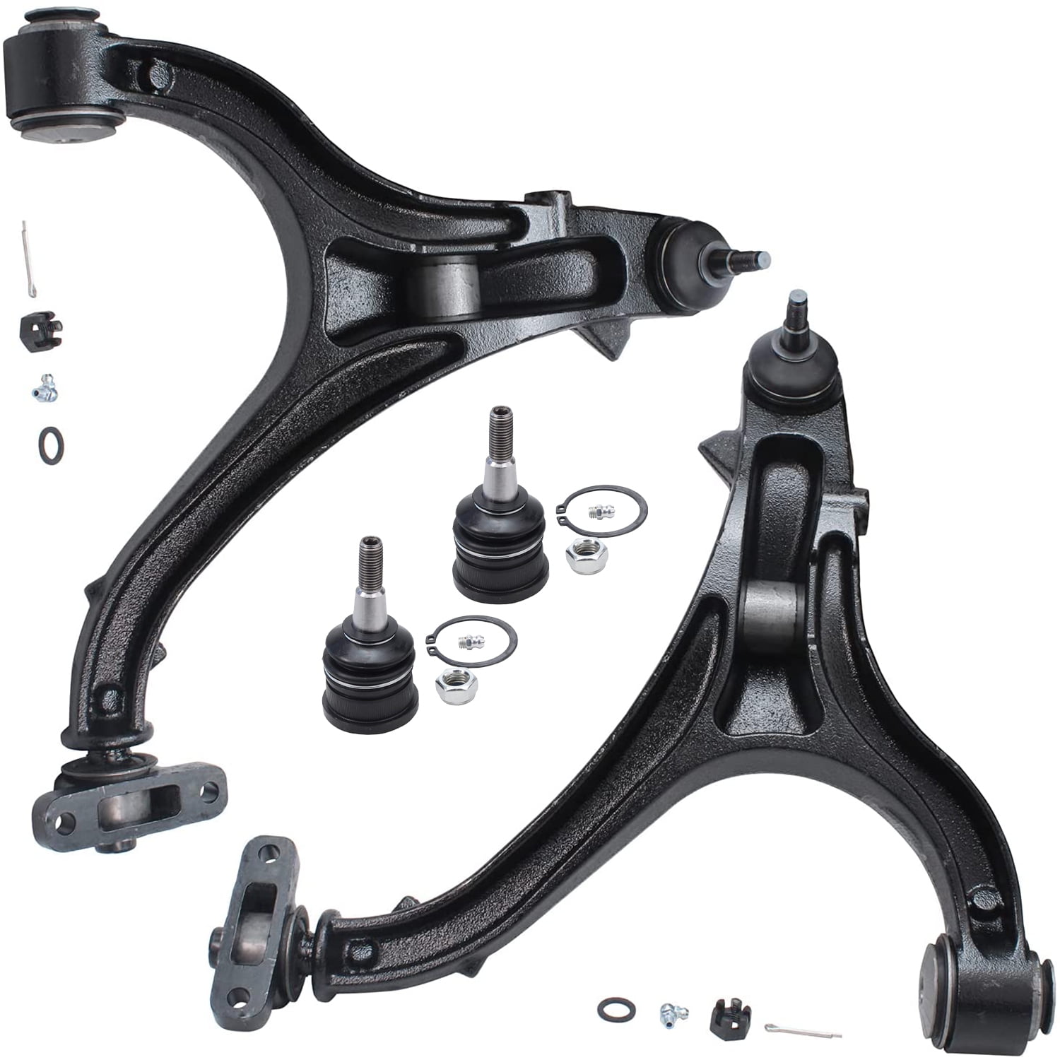 Detroit Axle - Front Lower Control Arms and Upper Ball Joints Replacement  for 2006-2010 Jeep Commander - [2005-2010 Jeep Grand Cherokee exc.SRT8] 