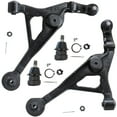 thumbnail image 1 of Detroit Axle - Front Lower Control Arms for 01-06 Chrysler Sebring Dodge Stratus 2002 2003 2004 2005, 2 Lower Control Arms w/Ball Joints, 2 Upper Ball Joints Replacement, 1 of 7