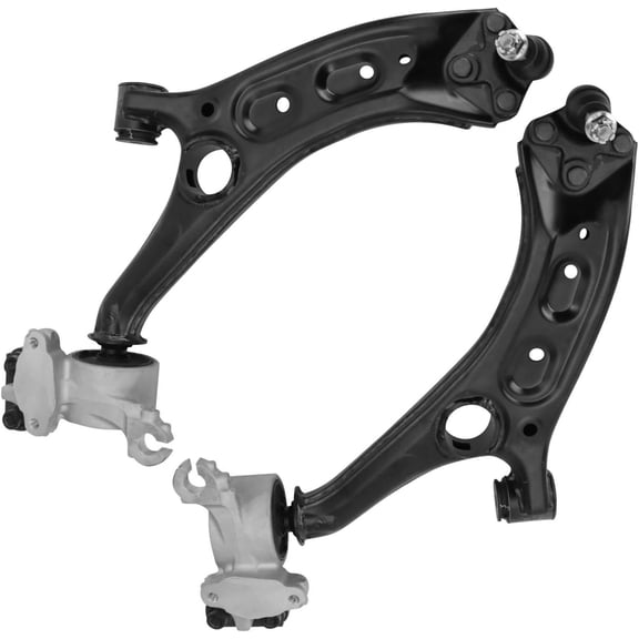 Detroit Axle - Front Lower Control Arms for 2017 2018 2019 2020 2021 2022 Honda CR-V [GAS], 2pc Control Arms with Ball Joints Assembly Replacement