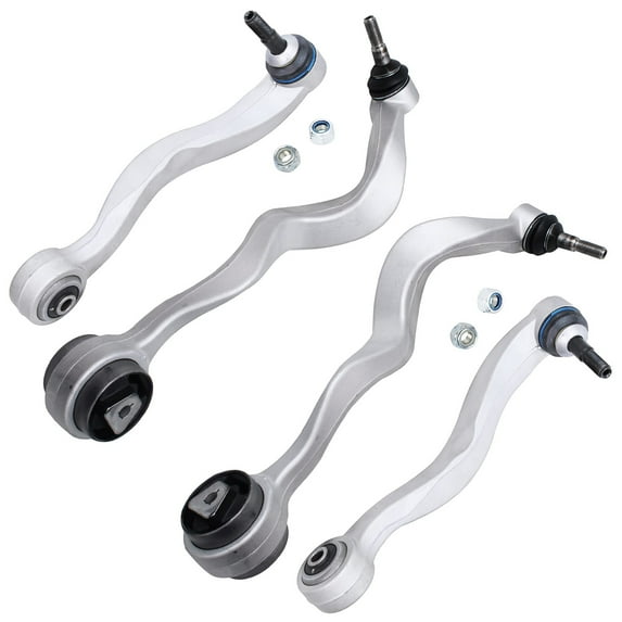 Detroit Axle - Front Lower Control Arms for BMW 528i 525i 530i 535i 545i 550i M5, 4 Lower Forward and Rearward Control Arms Kit Replacement