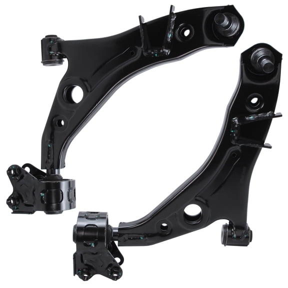 Detroit Axle - 2pc Front Lower Control Arms for 2007-2014 Ford Edge 2007-2015 Lincoln MKX, Lower Control Arms w/Ball Joints Pair Set Assembly 2008 2009 2010 2011 2012 2013 Replacement