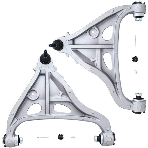 Detroit Axle - Front Lower Control Arms w/Ball Joint Assembly Replacement for Ford F-150 Lincoln Mark LT Fits select: 2004 FORD F150 SUPERCREW, 2005-2008 FORD F150