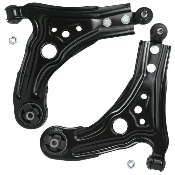 Detroit Axle - Front Lower Control Arms w/Ball Joint Replacement for Chevy Aveo 5 Pontiac Wave Fits select: 2005-2008 CHEVROLET AVEO BASE/LS, 2009 CHEVROLET AVEO LS/LT
