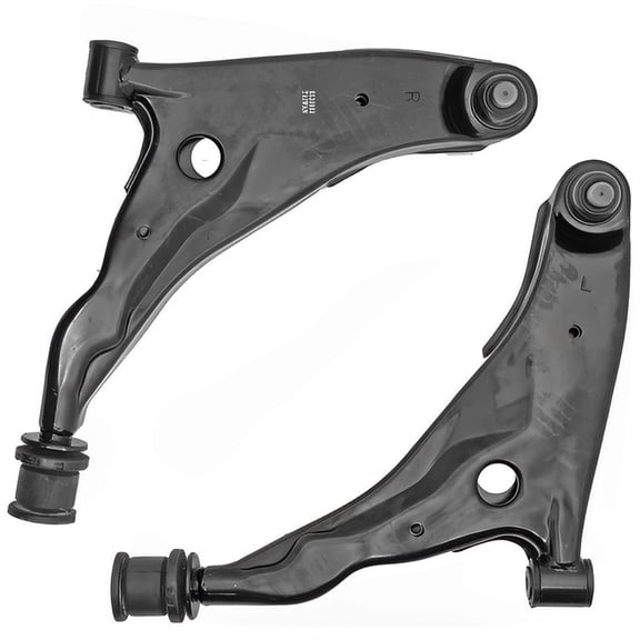 Detroit Axle - Front Lower Control Arms w/Ball Joint Replacement for Chrysler Sebring Dodge Stratus Mitsubishi Galant Fits select: 2002-2003 MITSUBISHI GALANT ES/LS/GTZ, 2001 MITSUBISHI GALANT ES/GTZ