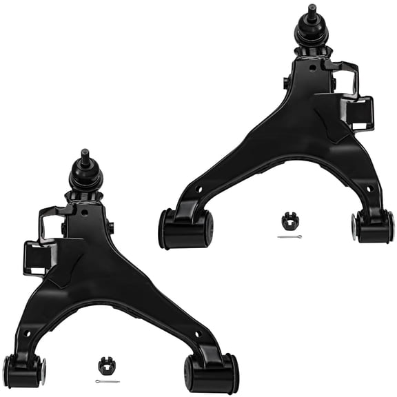 Detroit Axle - Front 2pc Control Arms for 2008-2022 Toyota Sequoia 2007-2021 Tundra, 2 Lower Control Arms w/ Ball Joints 2009 2010 2011 2012 2013 2014 2015 2016 2017 2018 2019 2020